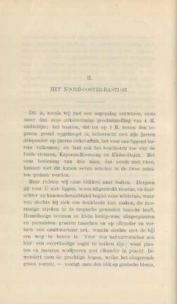 II. Het noord-ooster-bastion