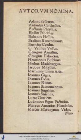 Autorum Nomina