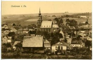 Oederan. Blick auf Oederan