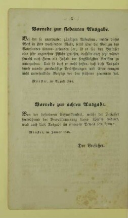 Vorrede zur siebenten Ausgabe