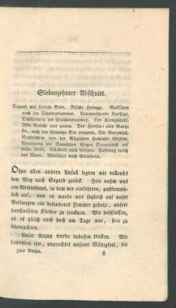 Siebenzehnter Abschnitt.