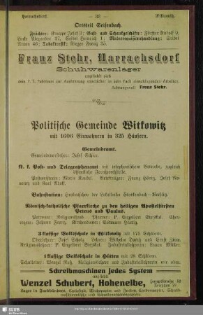 Gemeinde Witkowitz