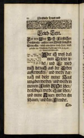 10-46, Leich=Tert. Der von Ihro Hoch=...