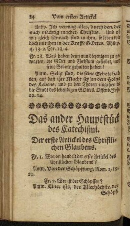 Das ander Hauptstück des Catechismi.