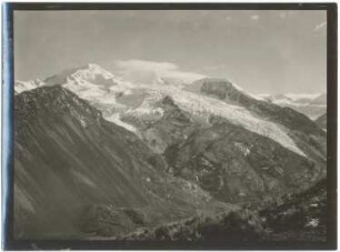 Blick vom Cumbre San Francisco in Richtung Ancohuma