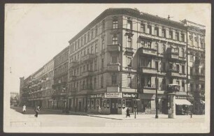 Ansichtskarte Glogauer Straße, Ecke Reichenberger Straße