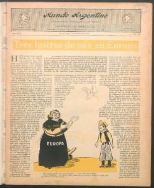 Tres lustros de paz en Europa