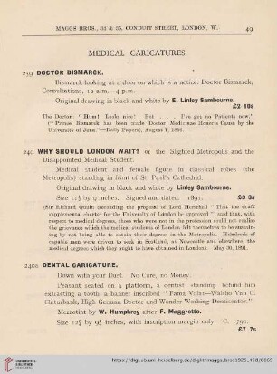 Medical Caricatures (239-240a)