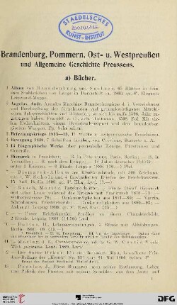 a) Bücher (Nr. 1-135)