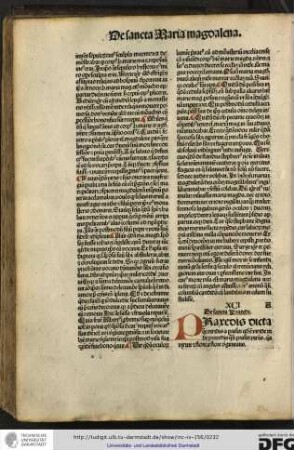 XCI. De sancta Praxede.