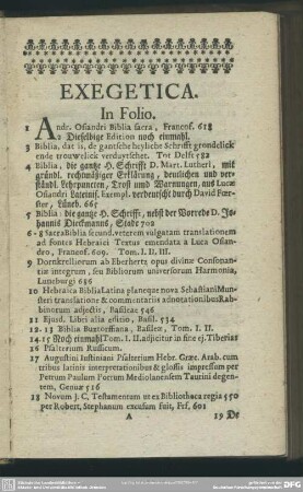 Exegetica