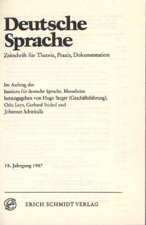 Workshop "Gesprächsanalyse in praktischer Absicht"