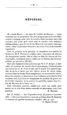 Réponses.