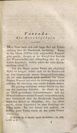 Monographie von der Hundswuth