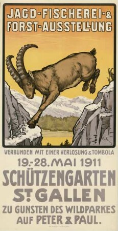 Jagd, Fischerei, Forst-Ausstellung 1911 St. Gallen
