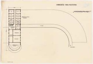 Boots- und Klubhaus Monatskonkurrenz November 1931: Grundriss Obergeschoss