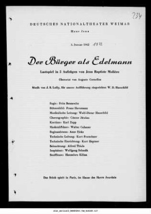 Der Bürger als Edelmann