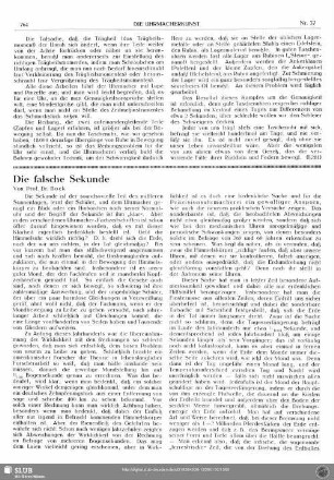 Die falsche Sekunde