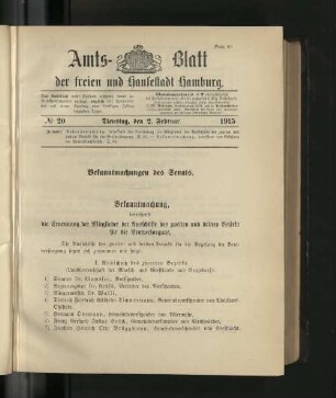 No. 20, 2. Februar 1915