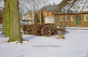 Stormarnsches Dorfmuseum im Winter: Landwirtschaftliche Geräte