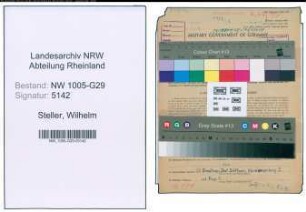 Entnazifizierung Wilhelm Steller , geb. 08.10.1892 (Hilfsarbeiter)