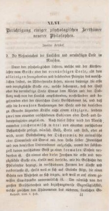641-656 Berichtigung einiger psychologischen Irrthümer neuerer Philosophen : zweiter Artikel