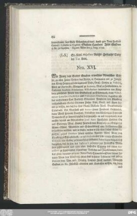 Nro. XVI.
