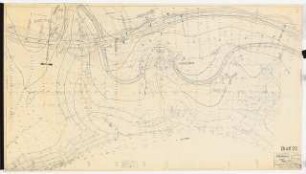 Plan der Biggetalsperre Zum Projekt gehörend: Gustav Allinger, Biggetalsperre, Kreis Olpe: Lageplan vom Ruhrtalsperrenverein (Blatt 20) 1:1000