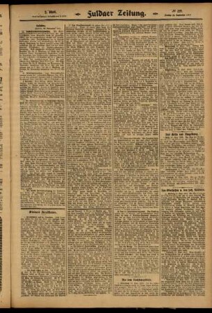 Zweite Ausgabe vom Montag, den 22. September 1913.