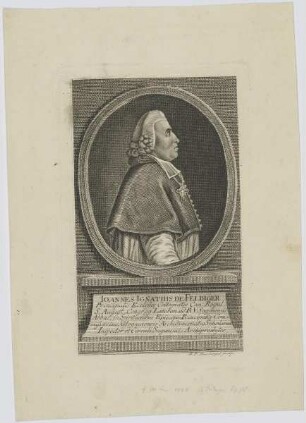 Bildnis des Ioannes Ignatius de Felbiger