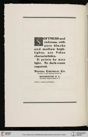 Nepera Chemical Co. [Velox Paper]