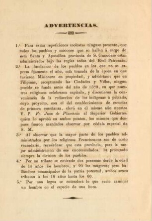 Advertencias
