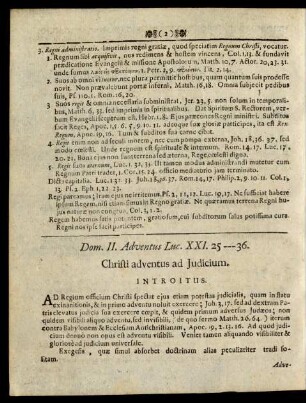 Dom. II. Adventus