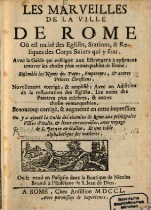 Les Merveilles de Rome