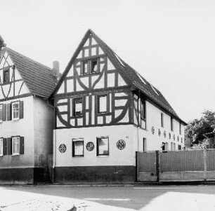 Sachteil Fachwerkwand; Friedberg, Hauptstraße 41