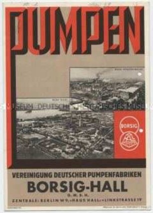 Katalog über Pumpen
