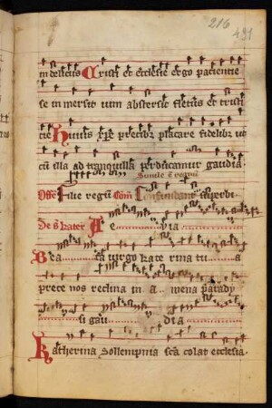 Officium in festo sanctae Katharinae
