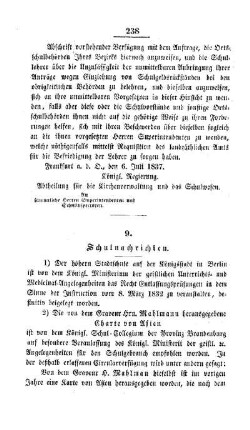 Schulnachrichten