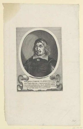 Bildnis des Philippvs Strevff von Lawenstein