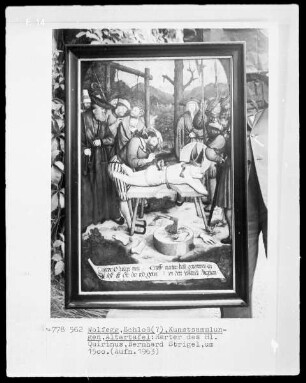 Altartafel: Marter des Heiligen Quirinius