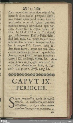 Caput IX. Perioche
