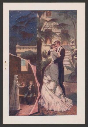[Ilustración para el anuncio de la publicación de "Morir para amar o la muerta enamorada"]