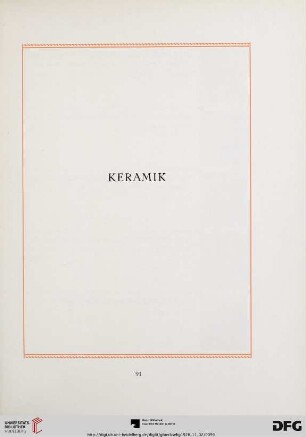 Keramik (Nr. 344-363)