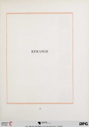 Keramik (Nr. 344-363)
