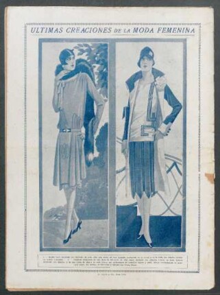 Últimas creaciones de la moda femenina