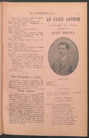 La felíz Leonor : Entremés en verso