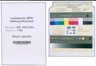 Entnazifizierung Heinrich Strunk , geb. (Verwaltungsdirektor)