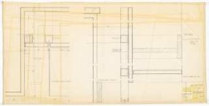 Hochschulbibliothek, Karlsruhe Neubau: Möblierung 3.OG Details, 1:1
