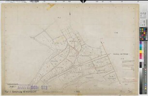 Nenkersdorf (Netphen), Flurbereinigung Nenkersdorf, Bl. 3 Zuteilungskarte Flur 3