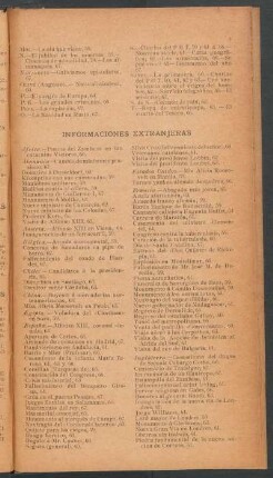 Informaciones extranjeras